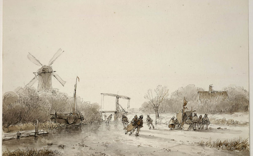 Naar huis in de winter van 1901
